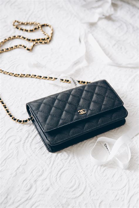 chanel diagonal chevron wallet on chain|Chanel woc on chain.